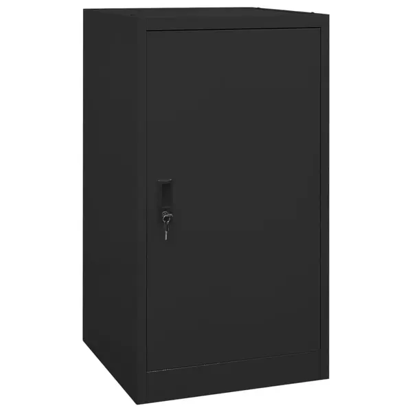 Gossi dulap pentru sa, negru, 53x53x105 cm, otel