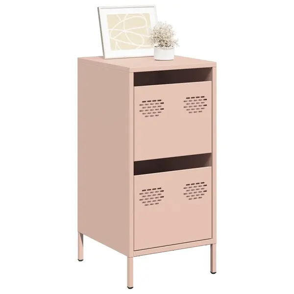 Gossi dulap, roz, 35x39x73,5 cm, otel laminat la rece