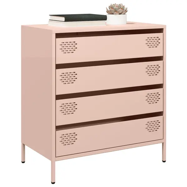 Gossi dulap, roz, 68x39x73,5 cm, otel laminat la rece