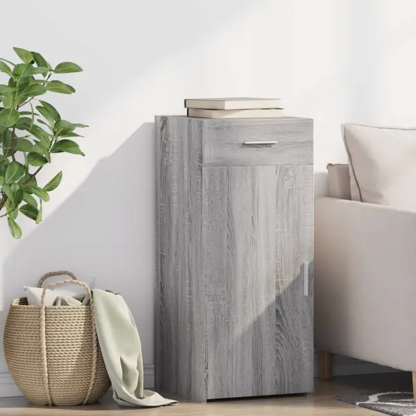 Gossi dulap, sonoma gri, 40x42,5x93 cm, lemn prelucrat