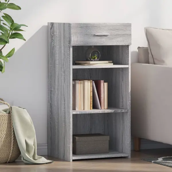 Gossi dulap, sonoma gri, 45x42,5x93 cm, lemn prelucrat