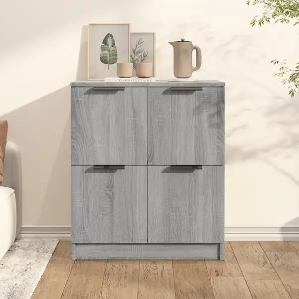 Gossi dulap, sonoma gri, 60x30x70 cm, lemn prelucrat