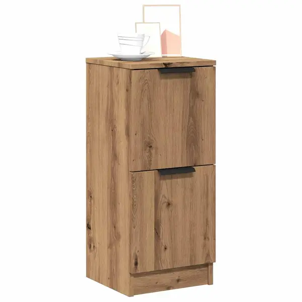 Gossi dulap, stejar artizanal, 30x30x70 cm, lemn prelucrat