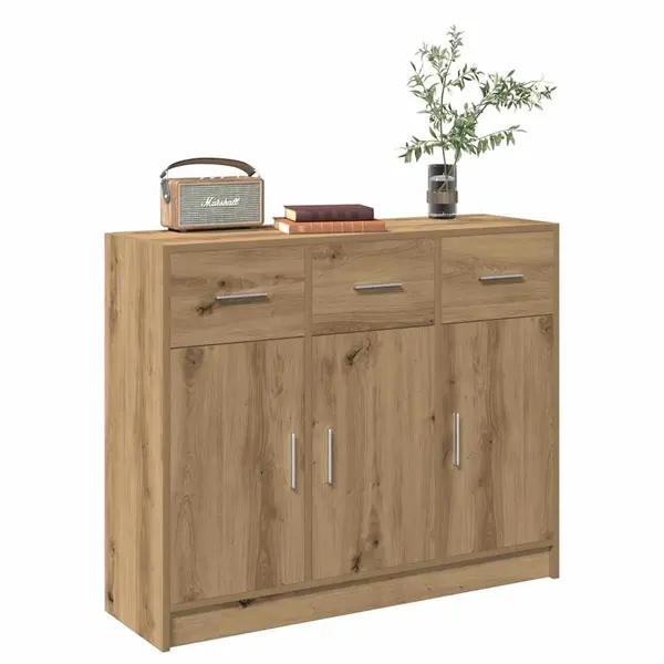 Gossi dulap, stejar artizanal, 91x28x75 cm, lemn prelucrat