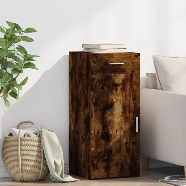 Gossi dulap, stejar fumuriu, 40x42,5x93 cm, lemn prelucrat