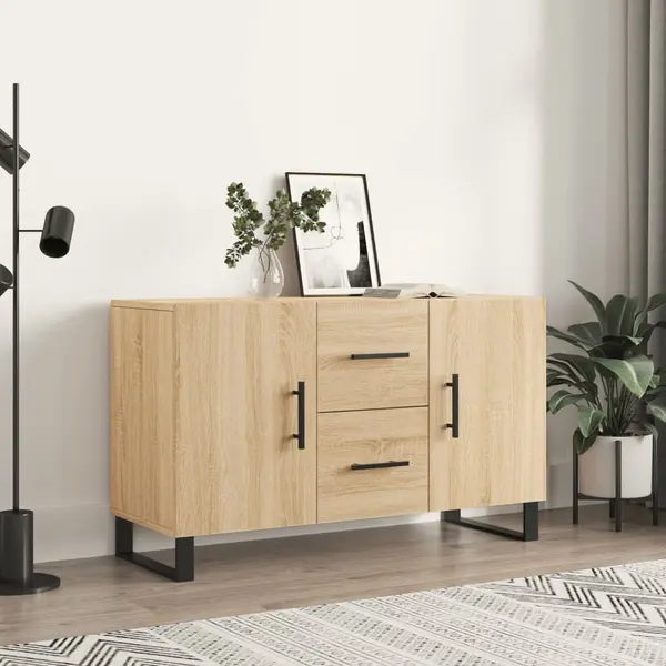 Gossi dulap, stejar sonoma, 100x36x60 cm, lemn compozit