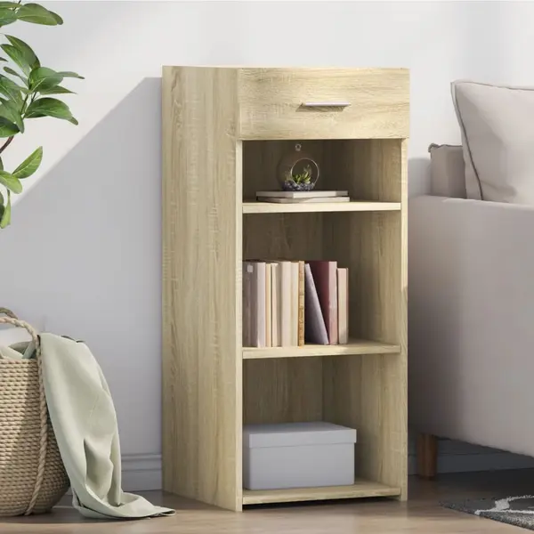 Gossi dulap, stejar sonoma, 40x42,5x93 cm, lemn prelucrat