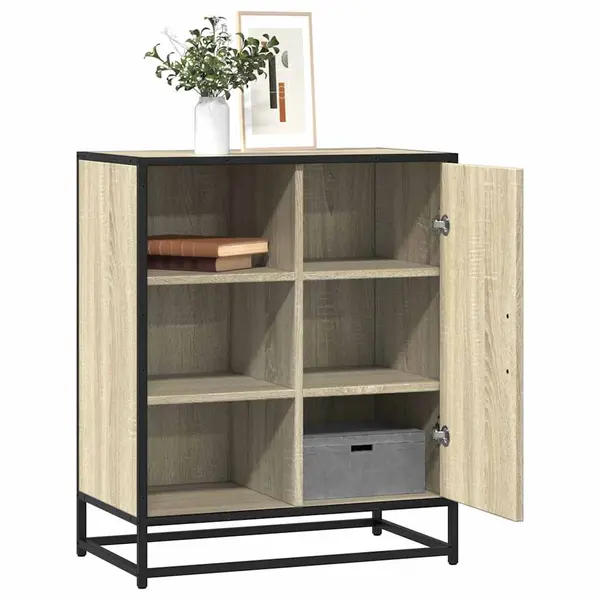 Gossi dulap, stejar sonoma, 62x35x76 cm, lemn prelucrat