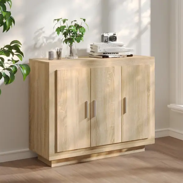 Gossi dulap, stejar sonoma, 92x35x75 cm, lemn compozit
