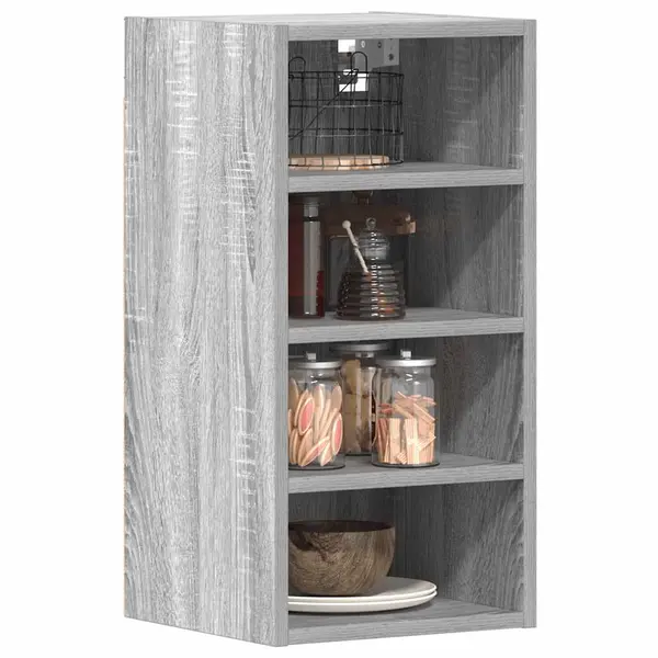 Gossi dulap suspendat, gri sonoma, 30x29,5x60 cm, lemn prelucrat