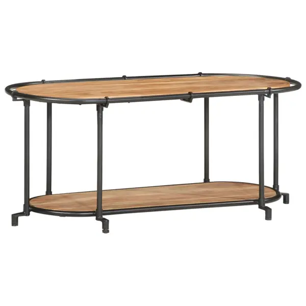 Gossi dulap tv, 100x42x40 cm, lemn masiv de acacia
