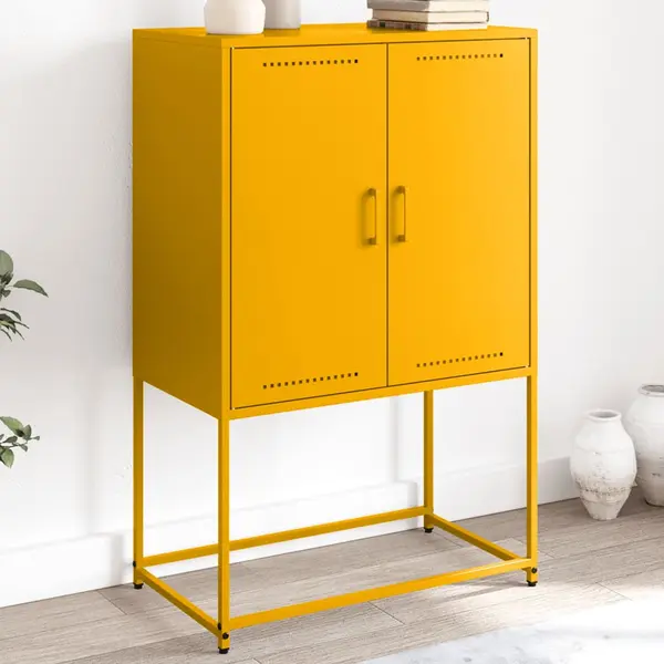 Gossi dulap tv, antracit, 68x39x60,5 cm, otel