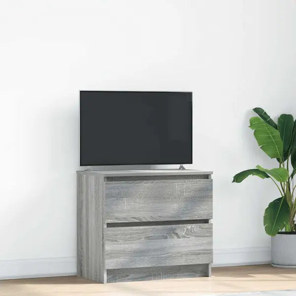 Gossi dulap tv gri sonoma 60x35x54 cm lemn prelucrat