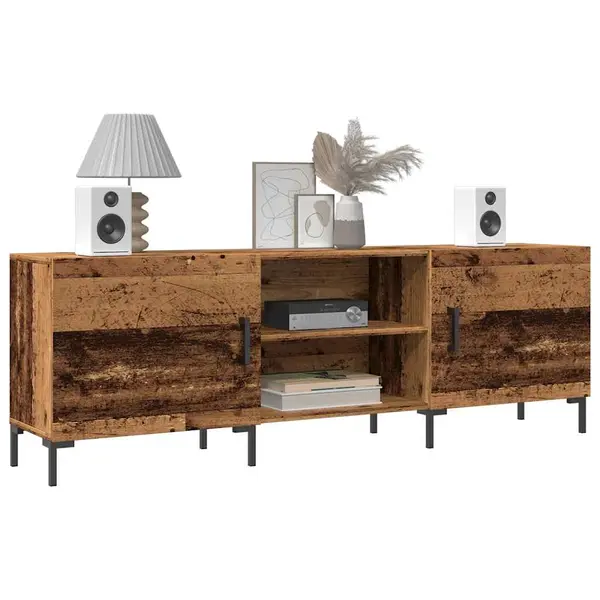 Gossi dulap tv, lemn vechi, 150x30x50 cm, lemn prelucrat