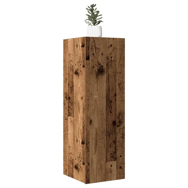 Gossi dulap tv, lemn vechi, 30,5x30x90 cm, lemn prelucrat