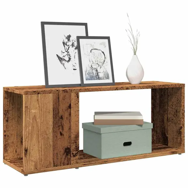 Gossi dulap tv lemn vechi 80x24x32cm lemn prelucrat