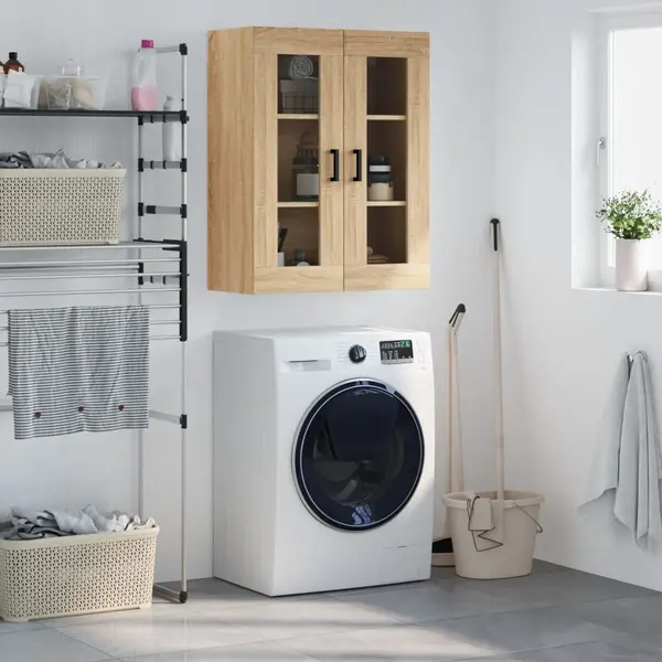 Gossi dulap tv montat pe perete, stejar sonoma, 69,5x34x90 cm