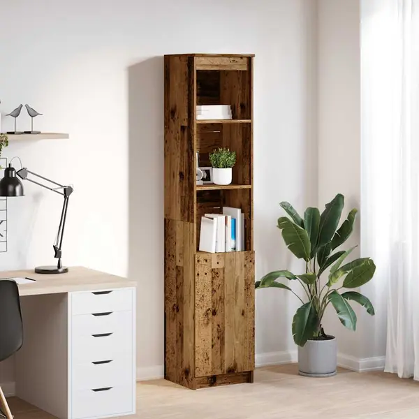 Gossi dulapuri din lemn vechi 37,5x35x180 cm lemn prelucrat