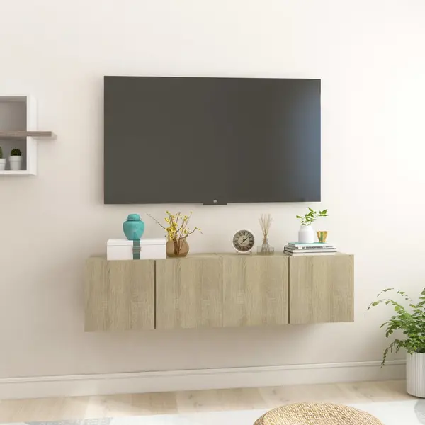 Gossi dulapuri tv suspendate 2 buc. stejar sonoma 60x30x30 cm
