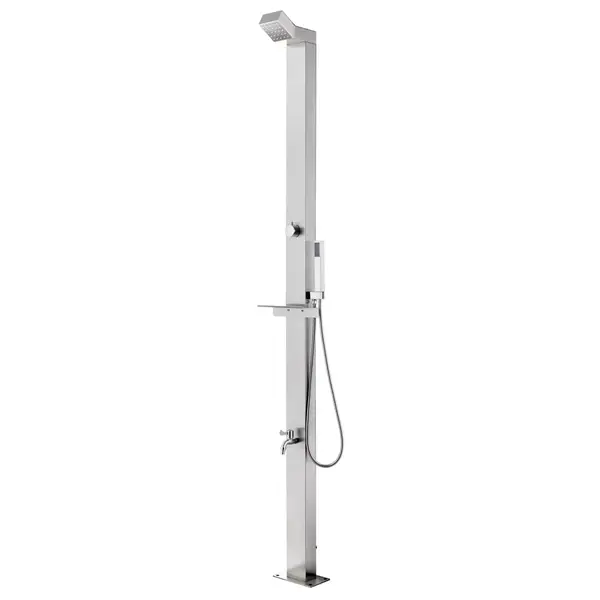 Gossi dus pentru gradina, 220 cm, otel inoxidabil