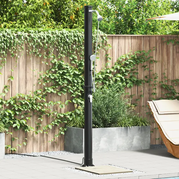 Gossi dus solar pentru exterior cu cap de dus portabil 217 cm 20 l