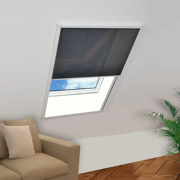 Gossi ecran insecte pentru ferestre, aluminiu, 60x80 cm