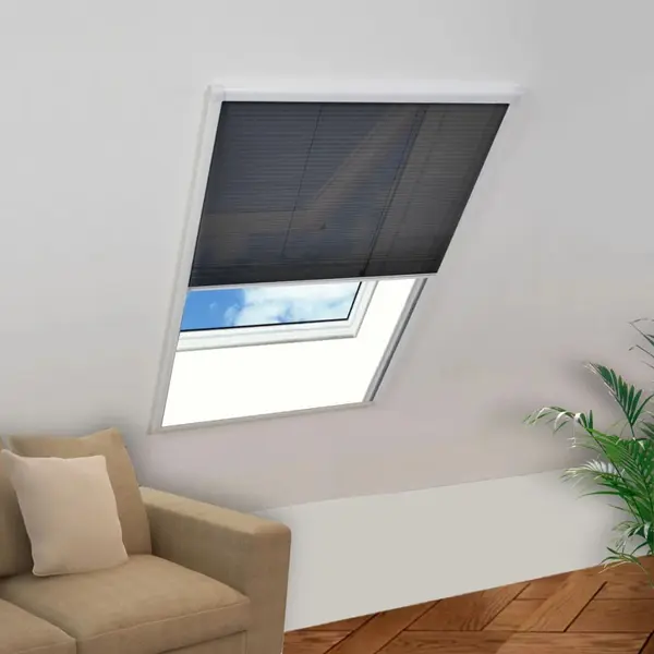 Gossi ecran insecte pentru ferestre, aluminiu, 80x100 cm