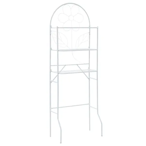 Gossi etajera de toaleta, alb, 60x33x174 cm