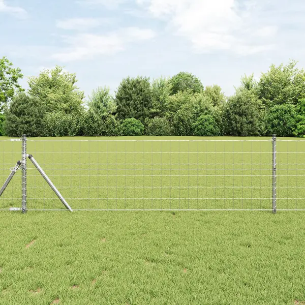 Gossi euro fence cu 7 stalpi 0.6x10 m otel galvanizat