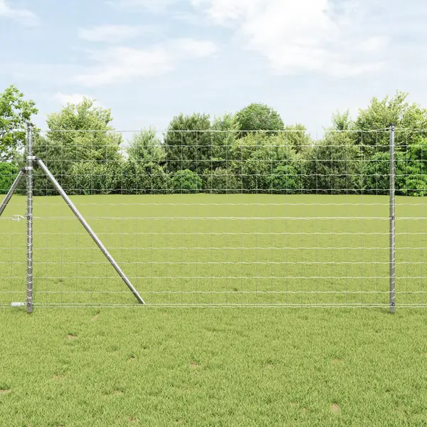 Gossi euro fence cu 7 stalpi 1x10 m otel galvanizat
