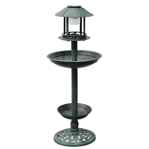 Gossi fantana/hranitor pentru pasari cu lumina solara
