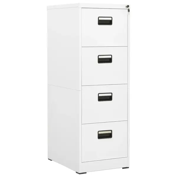 Gossi fiset, alb, 46 x 62 x 133 cm, otel