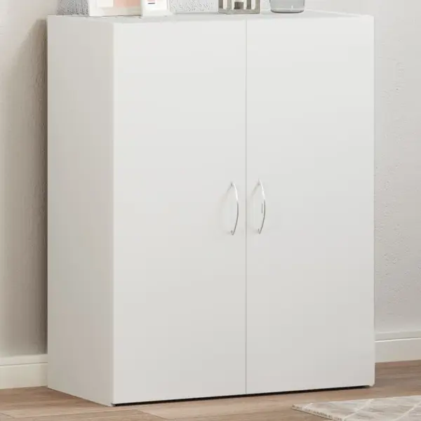 Gossi fiset, alb, 60x32x77,5 cm, lemn prelucrat