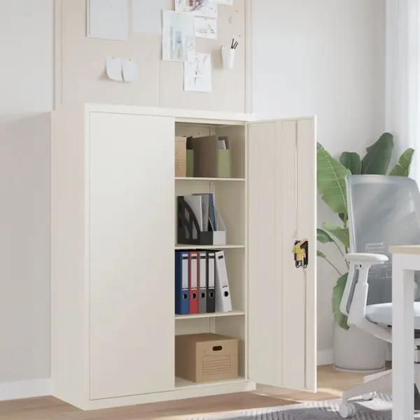 Gossi fiset, alb, 90x40x140 cm, otel