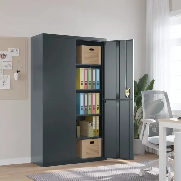 Gossi fiset, antracit, 105x40x180 cm, otel