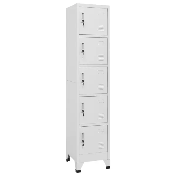 Gossi fiset, gri deschis, 38x40x180 cm, otel