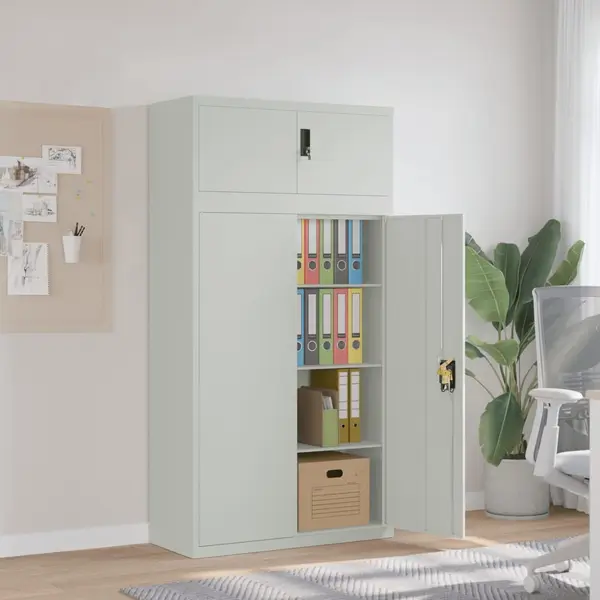 Gossi fiset, gri deschis, 90x40x180 cm, otel