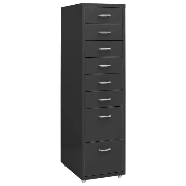 Gossi fiset mobil, antracit, 28x41x109 cm, metal