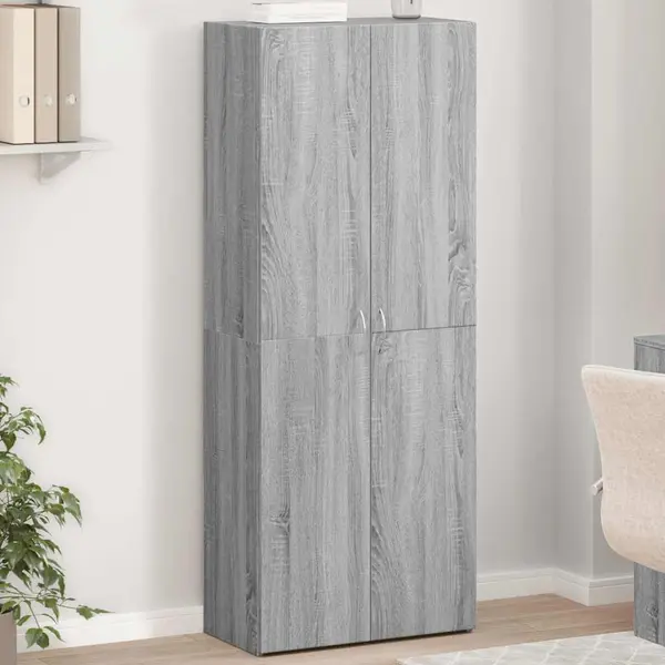Gossi fiset, sonoma gri, 60x32x153 cm, lemn prelucrat