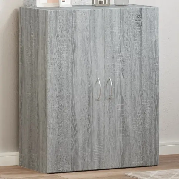Gossi fiset, sonoma gri, 60x32x77,5 cm, lemn prelucrat