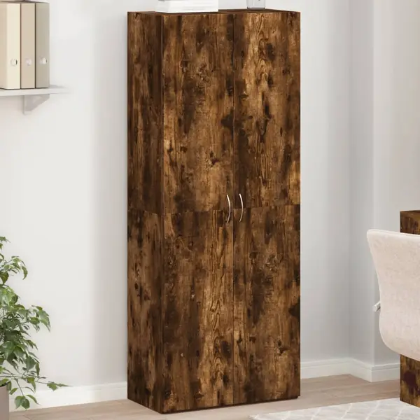 Gossi fiset, stejar fumuriu, 60x32x153 cm, lemn prelucrat