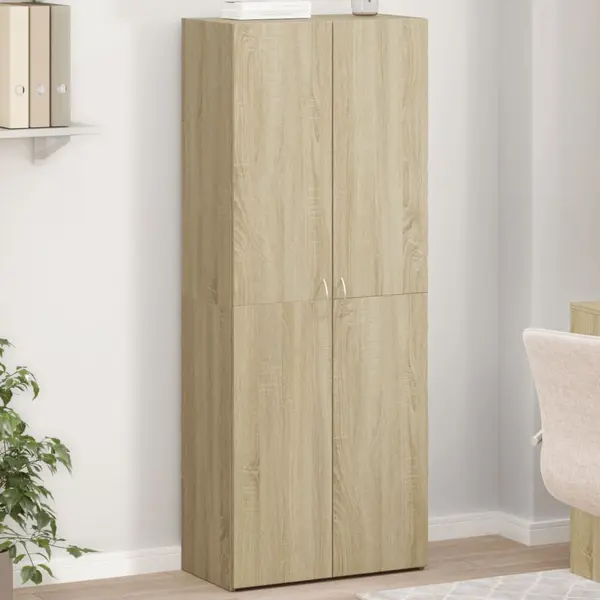 Gossi fiset, stejar sonoma, 60x32x153 cm, lemn prelucrat