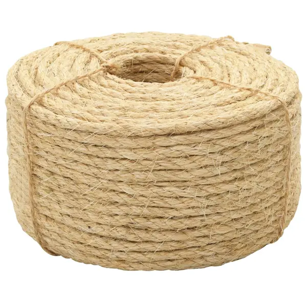 Gossi franghie, 100 m, sisal 100%, 6 mm