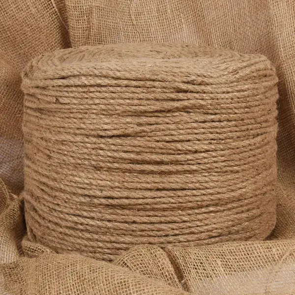 Gossi funie de iuta 100 m lungime, 4 mm grosime