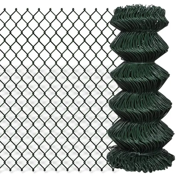 Gossi gard de legatura din plasa, verde, 0,8 x 15 m, otel