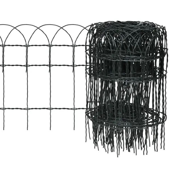 Gossi gard delimitare gradina fier vopsit electrostatic 25 x 0,4 m