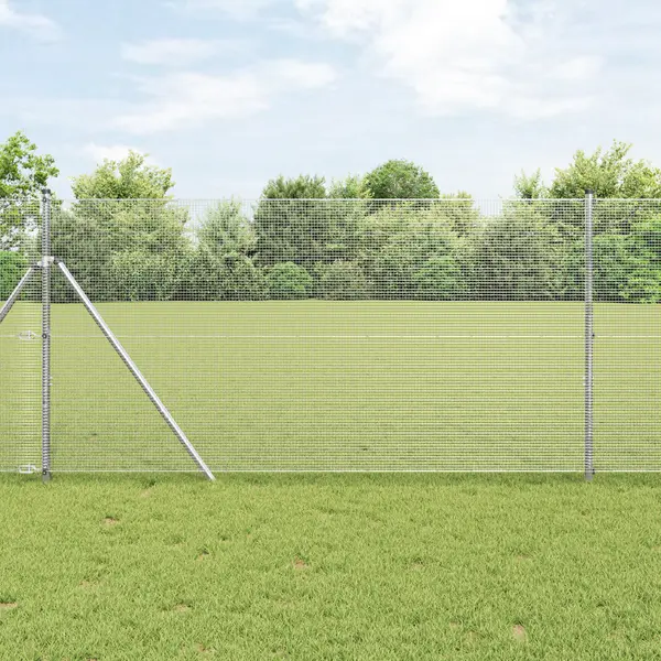 Gossi gard din sarma sudata cu 7 posturi 1.2x10 m otel galvanizat