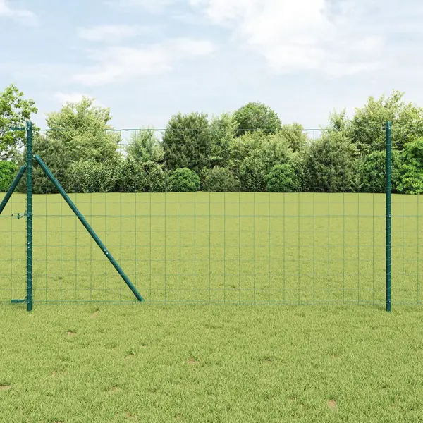 Gossi gard euro set de 2 verde metal cu acoperire din pvc 25 x 1.2 m