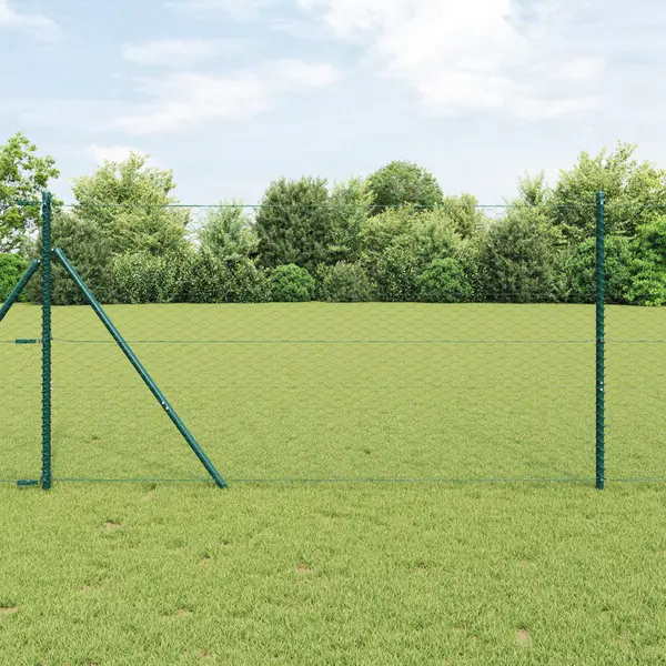 Gossi gard hexagonal verde 1x50 m din otel