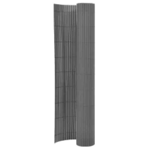 Gossi gard pentru gradina cu 2 fete, gri, 110x300 cm